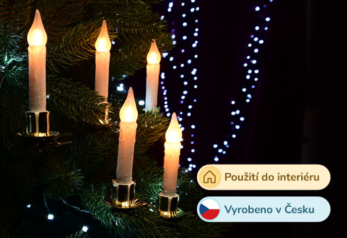 Tradičné osvetlenie stromčeka