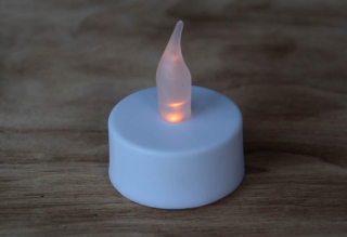 LED čajová sviečka biela vrátane batérie 1ks