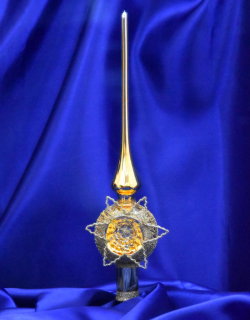 Špica na stromček STELA - ZLATÁ