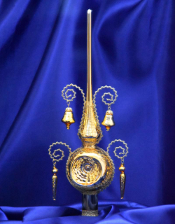 Špica na stromček VIOLETA - ZLATÁ